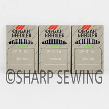 30 ORGAN 135X17 #22 LEATHER POINT NEEDLES 135X16 DPX16 135X16NW