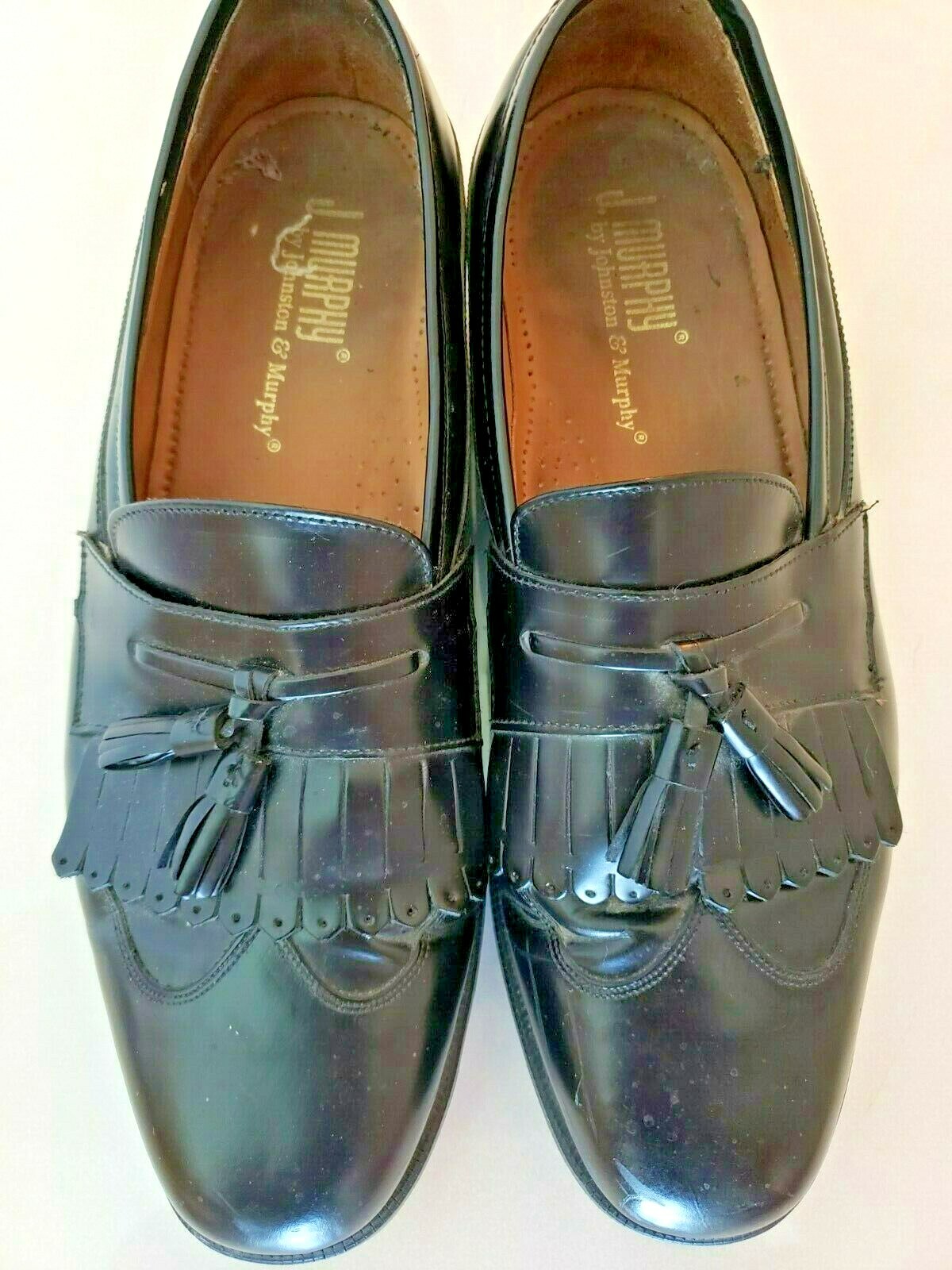 VINTAGE JOHNSTON & MURPHY MENS SHOES LOAFERS TASSEL 1… Gem