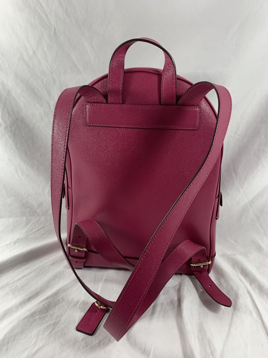 Genuine COACH Kenley cross grain leather bright violet  display picture 1