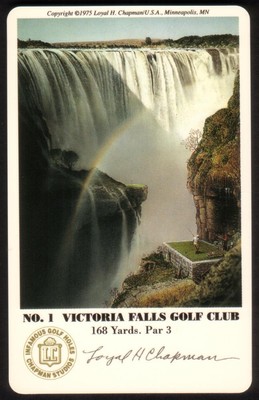 Chapman Studios Infamous Golf Holes: Complete Set of 18 Different Phone Card
