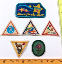 GSA Girl Scout - Brownie Patches Lot Of 6