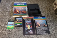 New Atlantis (Intellivision, 1982) Cartridge Box Manual Overlay Imagic Mattel