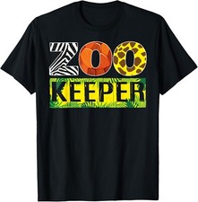 Zoo Keeper Costume Adult Halloween Party Safari Zookeeper Gift Unisex T-Shirt