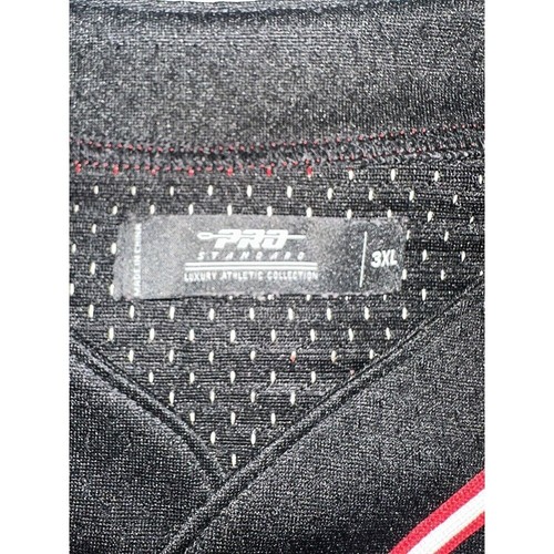 Maglia Pro Standard Chicago Bulls NBA con bottoni nera toppe ricamate - Foto 7 di 12