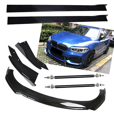 Front Bumper Lip Spoiler Diffuser For 330i 335i 420i E90 E60 Side Skirt Splitter