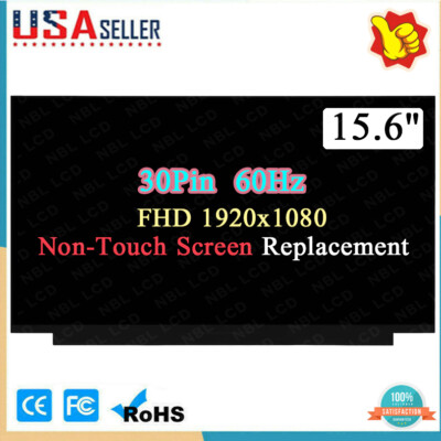 15.6'' for Lenovo ThinkPad T15 T15P Gen 2 LCD Non-Touch Screen 1920x1080 30 Pins