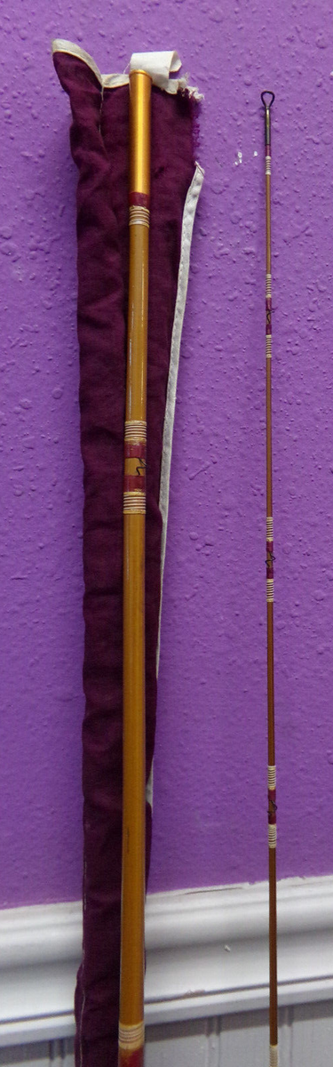 Vintage Heddon PAL #8357 MARK II Two PC 8.5' Fishing Rod w/ Sleeve