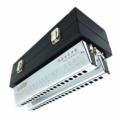 Double Row Bass Ensemble Harmonica Professional Mouth Organ Bass Harmonica Gift - Picture 2 of 11