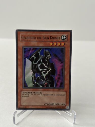Yu-Gi-Oh! -Gearfried The Iron Knight - PSV-EN101 - Super Rare - Mint Condition - Picture 1 of 7