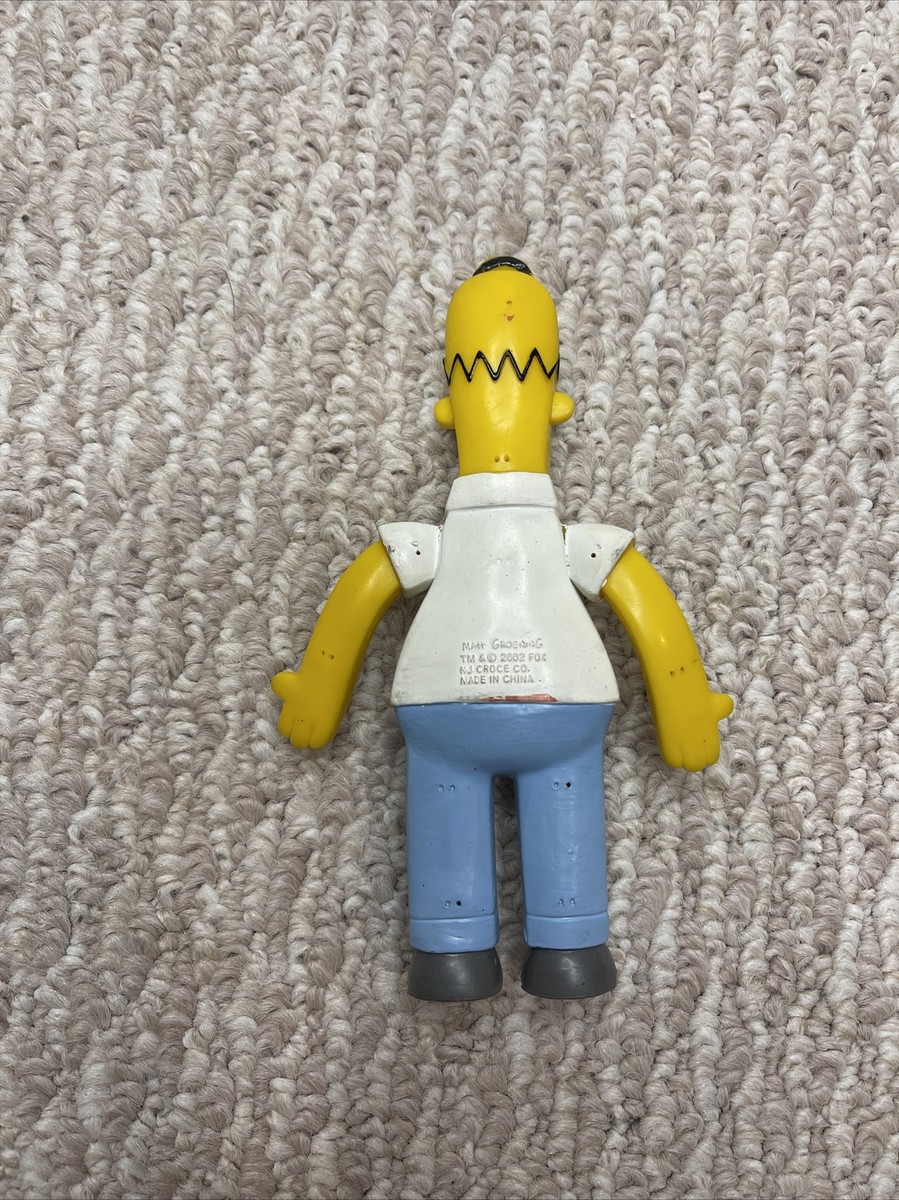 The Simpsons Homer Simpson Bendy Bendable PVC Figure 2002 | eBay