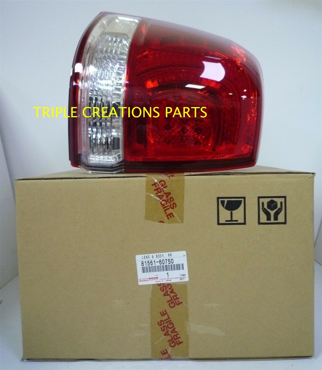 Enuine Toyota Lens & Body Rear Combination Lamp LH 81561-60750 OEM