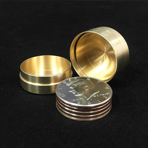 Copper Dynamic Coins - US Half Dollar (no Coins) Magic Tricks Coin Appear Vanish - Afbeelding 1 van 5