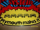 Beautiful Mopar Rapid Transit System Sign, Porcelain Look and Feel, Very Heavy — photo 3