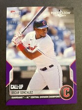 Oscar Gonzalez - 2022 Topps Now Postseason PS57 Purple Parallel 02/25