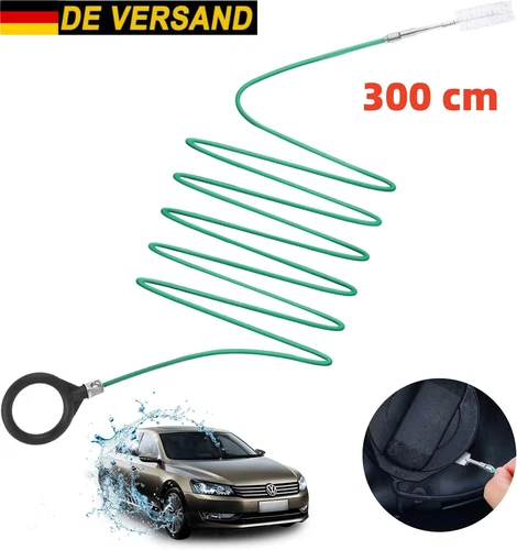 300CM Flexible Autoablaufbagger Schiebedach Reinigung Peelingbürste Werkzeug DE