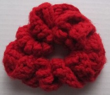 New Handmade Scrunchie - Cherry Red
