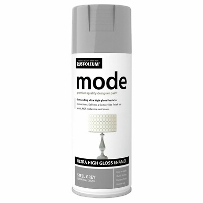 Rust-Oleum Ultrahochglanz Möbel Küche Aerosol Sprühfarbe Stahlgrau