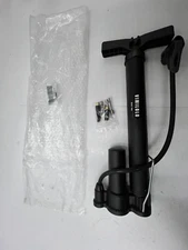 VIMILOLO Bike Pump Portable, Bike Floor Pump *Black