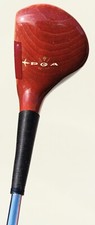 Vintage PGA 2 Wood Persimmon Stiff Steel Shaft 42.5 Really Good Condition
