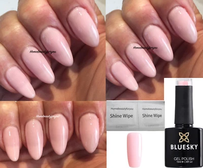 BLUESKY NAIL GEL POLISH PINK ROMANTIQUE LED UV SOAKOFF 80504,FRENCH MANICURE GEL