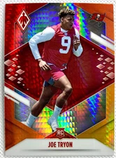 2021 Panini Phoenix Joe Tryon-Shoyinka Rookie Fire Burst Card RC #157 Buccaneers