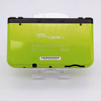 USED New Nintendo 3DS LL Lime × Black Japanese version from JAPAN