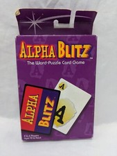 Alpha Blitz The Word Puzzle Card Game Sealed