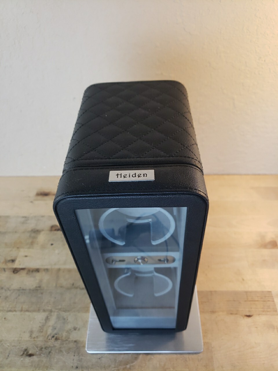 Heiden Monaco Luxury Double Watch Winder Special Edition With Stitched Leather eBay