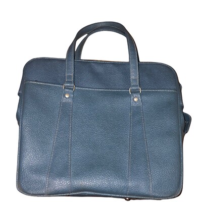 True Vintage Samsonite Tasche Royal Traveller Medalist blau Vinyl Reisetasche über Nacht