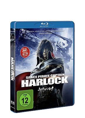 SPACE PIRATE CAPTAIN HARLOCK BD 3D/2D  BLU-RAY NEU 