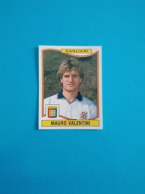 1990/91 Panini Footballers New N 65 Mauro Valentini Cagliari Figure