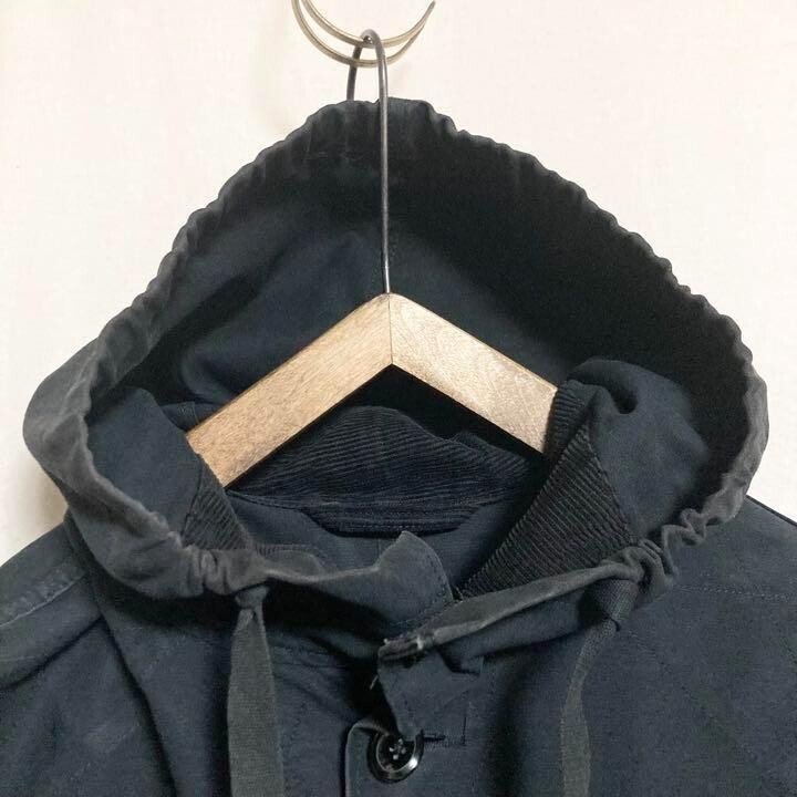 Engineered Garments men's Highland Parka size M black Solid