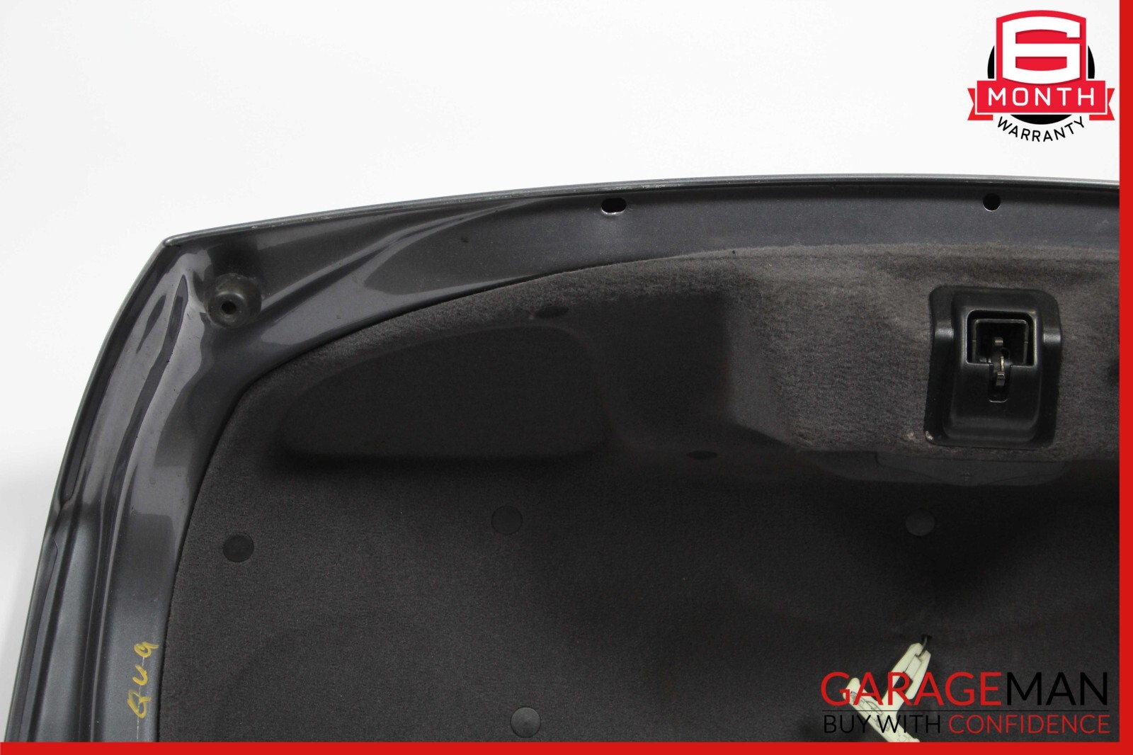 03-13 Maserati Quattroporte M139 Rear Trunk Lid Deck Shell Panel Gray OEM