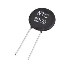 NTC Thermistor Resistors 8D-20 6A 8 Ohm Temperature Sensors 5Pcs