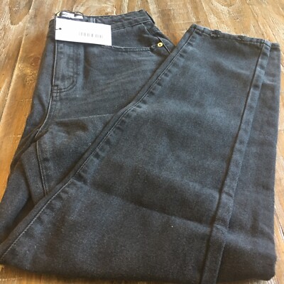 Princess Polly Zaiden Jeans Black Size 