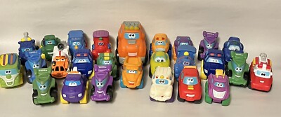 Tonka Lil Chuck & Friends Track Lot Of 26 Truck Car Rescue Fleet