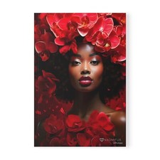 Vivid Flower Goddess Softcover Notebook, A5