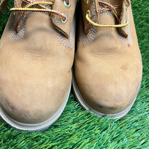 Timberland 6-Inch Premium Boys Size 2.5M Brown Outdoor Leather Waterproof Boots - Picture 7 of 12
