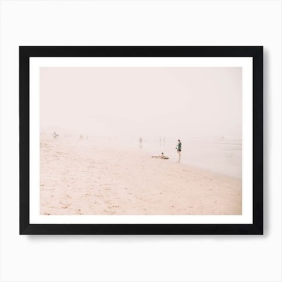 Am Meer Kunstdruck gerahmt Wandbild Poster Leinwanddruck Bild