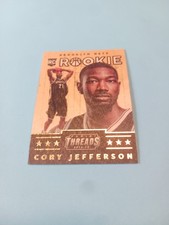 2014-15 Panini Threads Brooklyn Nets #361 Cory Jefferson Rookie RC Thick WOOD