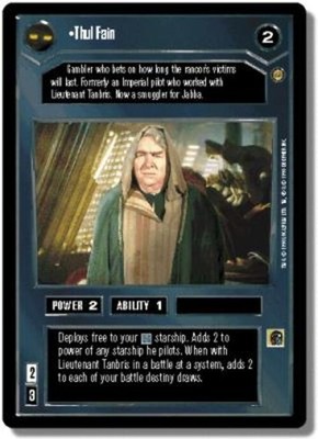 Thul Fain Star Wars CCG Decipher Jabba's Palace