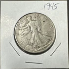 1945 Walking Liberty Half Dollar, 90% Silver
