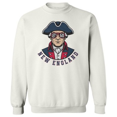 Lets Go New England Graphic - Mascot Inspired Unisex Crewneck Sweatshirt