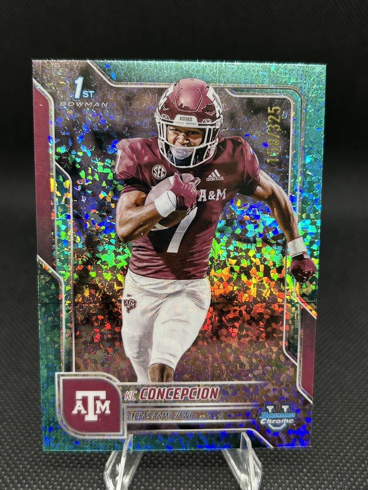 2025 Bowman Chrome U Aqua Mini-Diamond /325 KC CONCEPCION (1st) #91