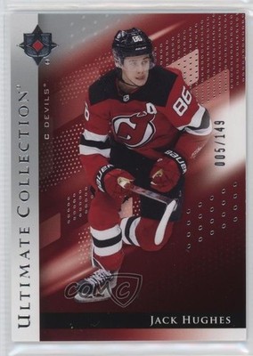 2024-25 Upper Deck Ultimate Collection 5/149 Jack Hughes #10 9et