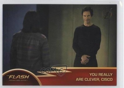 2016 The Flash Season 1 Golden Glider Foil You Really Are Clever Cisco #61 4p5