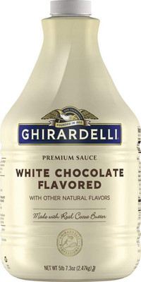 Premium Sauce White Chocolate Flavored with Other Natural Flavors, 87.3 Ounce Bo