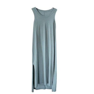 Lululemon All Yours Tank Maxi Dress M/L 8/10 Gray Blue Sleeveless