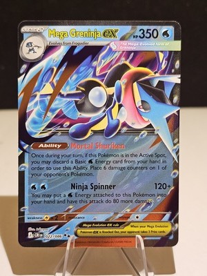 Mega Greninja ex 022/086 Me04: Chaos Rising Holo [gls0708]