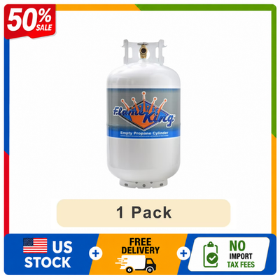 #ad Flame King 30 lb Propane Tank with OPD Type 1 Valve Ships Empty $62.05